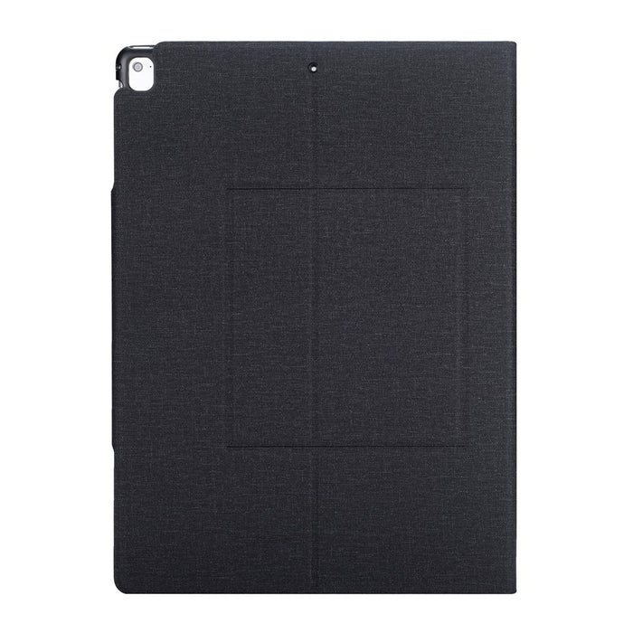 T129 For Ipad Pro 12.9 Inch 2017 / 2015 Ultra-Thin One-Piece Plastic Bluetooth Keyboard Leather Tablet Case With Stand Function Black