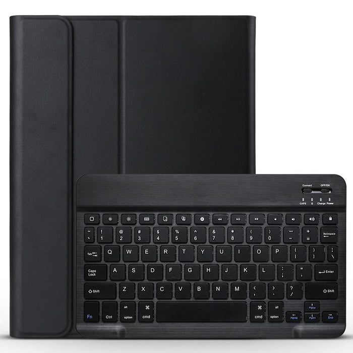 Detachable Bluetooth Keyboard & Brushed Texture Horizontal Flip Leather Tablet Case With Holder For Ipad Pro 11 Inch 2018