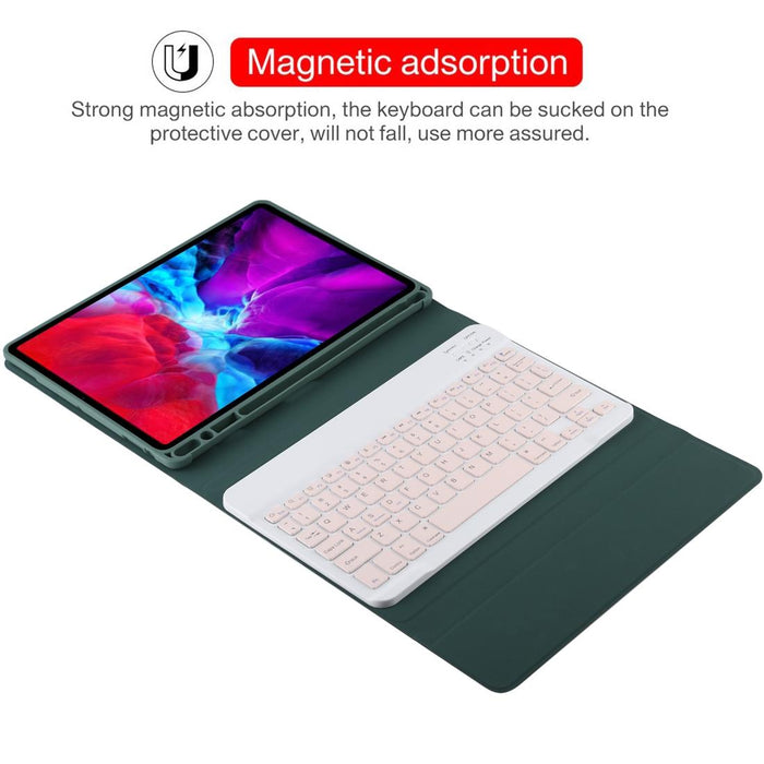 Detachable Bluetooth & Microfiber Leather Tablet Case For Ipad Pro 11 Inch 2020 With Pen Slot & Holder