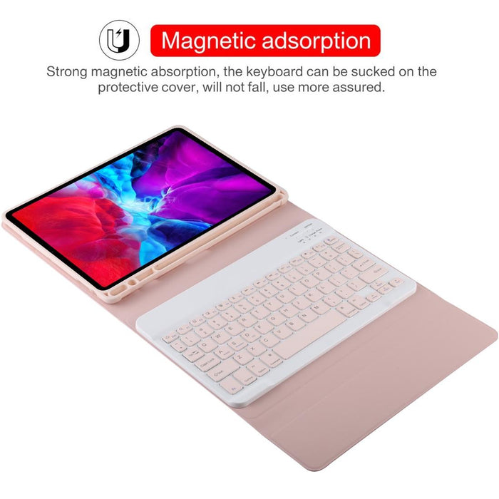 Detachable Bluetooth & Microfiber Leather Tablet Case For Ipad Pro 11 Inch 2020 With Pen Slot & Holder