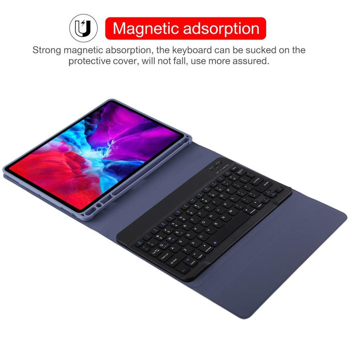 Detachable Bluetooth & Microfiber Leather Tablet Case For Ipad Pro 11 Inch 2020 With Pen Slot & Holder