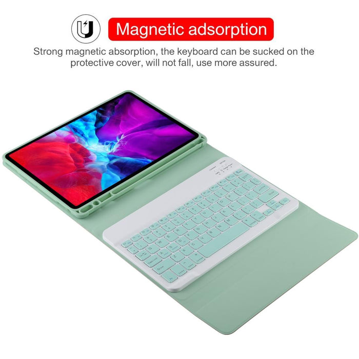 Detachable Bluetooth & Microfiber Leather Tablet Case For Ipad Pro 11 Inch 2020 With Pen Slot & Holder