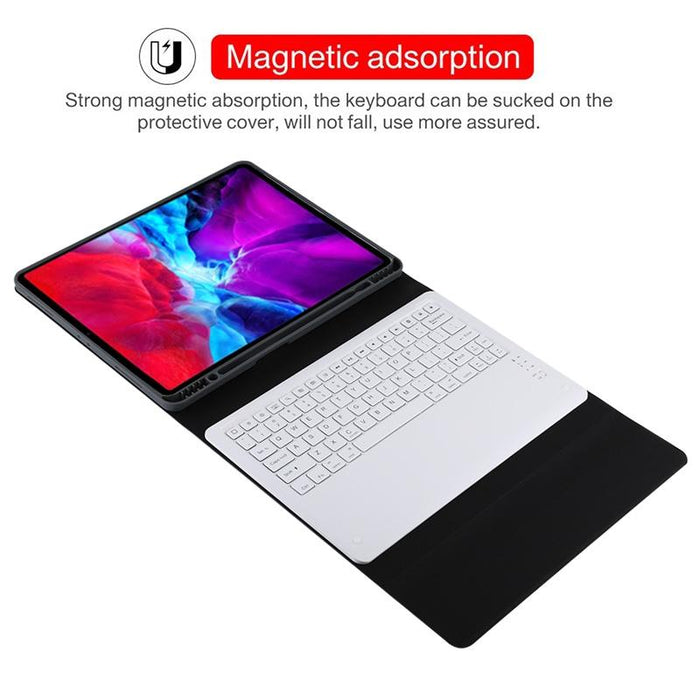 T129 Detachable Bluetooth Microfiber Leather Tablet Case For Ipad Pro 12.9 Inch 2020 With Holder