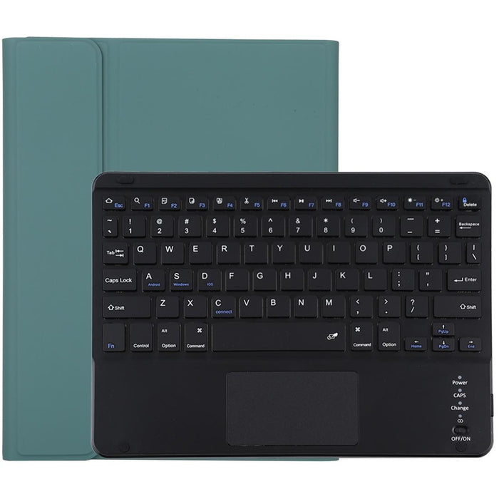 Detachable Bluetooth Black Keyboard & Microfiber Leather Tablet Case For Ipad 9.7 Inch With Touch Pad & Pen Slot & Holder