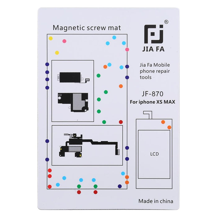 Jiafa Jf 870 Magnetic Pad Screw Board For Iphone Xs Max