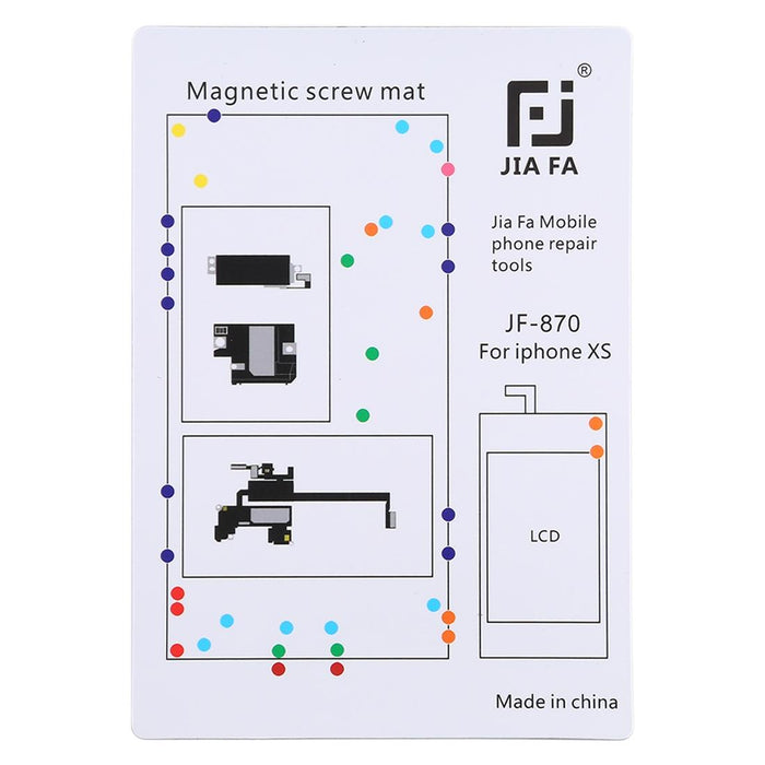 Jiafa Jf 870 Magnetic Pad Screw Board For Iphone Xs