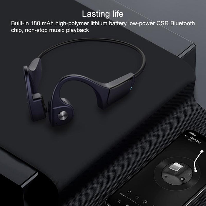 F806 4.1 Bone Conduction Stereo Bluetooth 5.0 Earphone