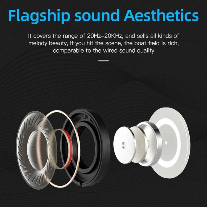 Q10 Binaural Intelligent Noise Cancelling Bluetooth 5.0 Earphone