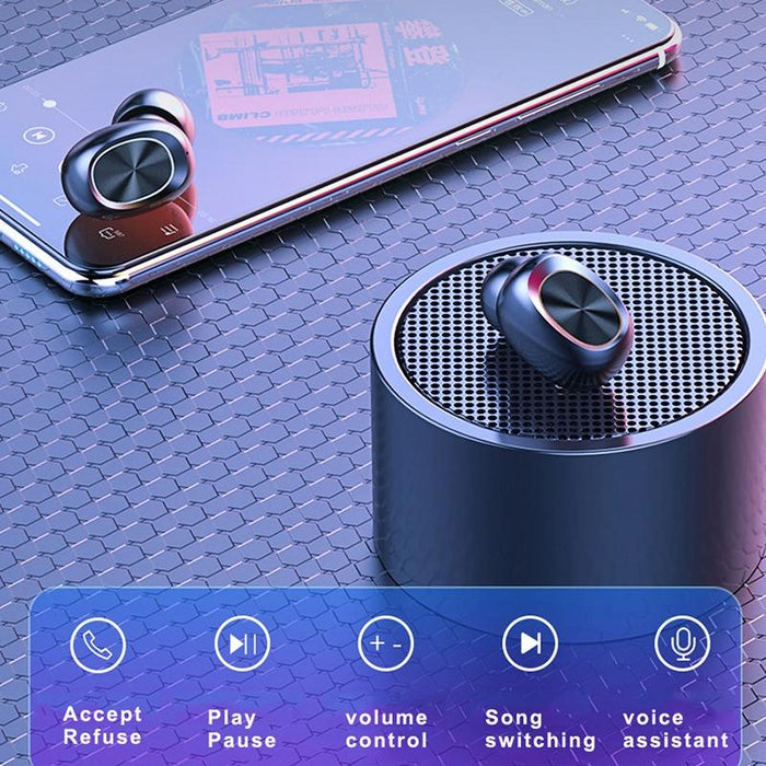 263 Tws Cvc8.0 Noise Cancelling Bluetooth Earphone With Charging Box