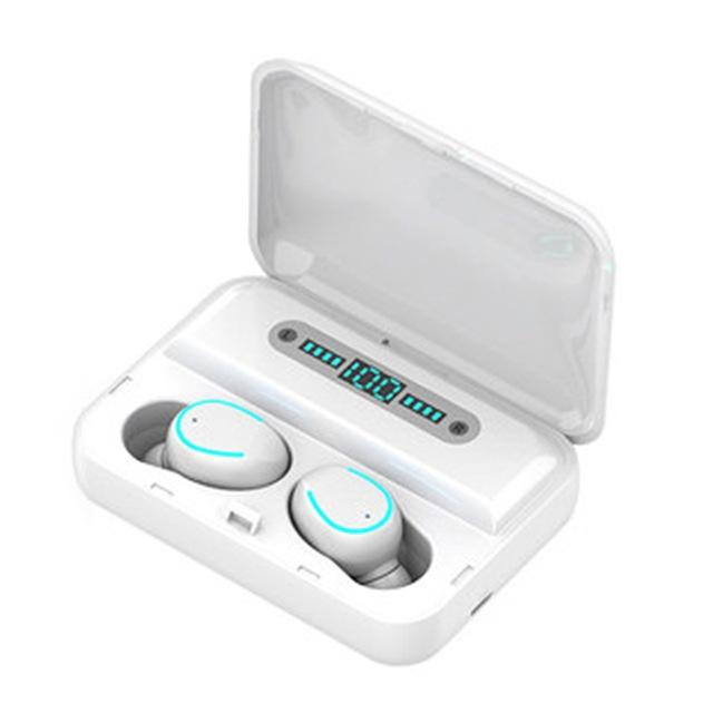 F9-5 Intelligent Noise Cancelling Touch Bluetooth Earphone With Charging Box