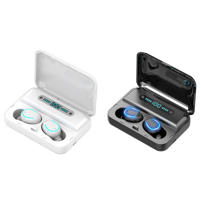 F9-5 Intelligent Noise Cancelling Touch Bluetooth Earphone With Charging Box