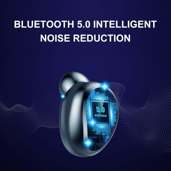 F9-5 Intelligent Noise Cancelling Touch Bluetooth Earphone With Charging Box