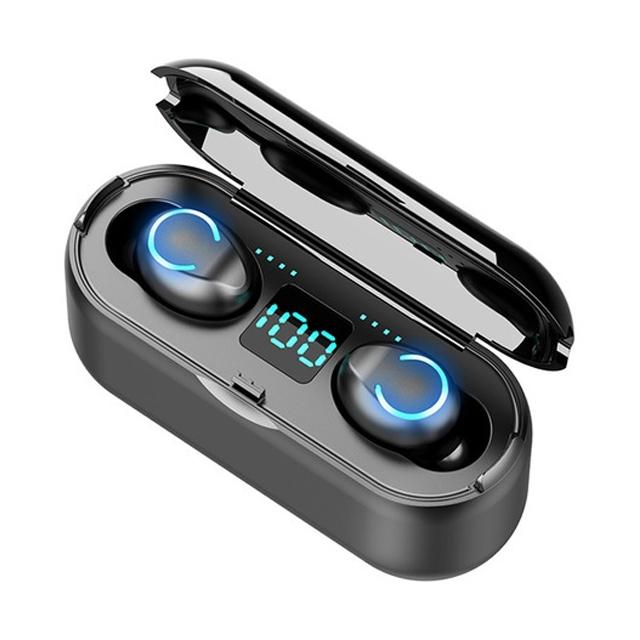 F9-8 Tws Cvc8.0 Noise Cancelling Touch Mini Bluetooth Earphone With Charging Box