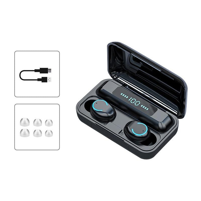 F9-9 Tws Cvc8.0 Noise Cancelling Bluetooth Earphone With Charging Box