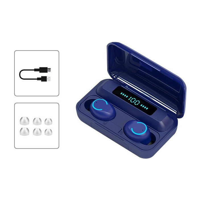 F9-9 Tws Cvc8.0 Noise Cancelling Bluetooth Earphone With Charging Box