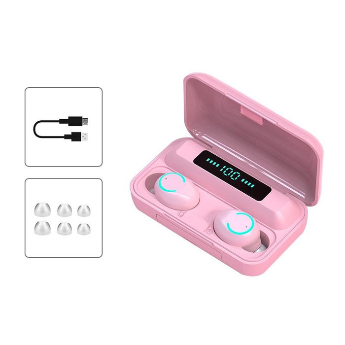 F9-9 Tws Cvc8.0 Noise Cancelling Bluetooth Earphone With Charging Box