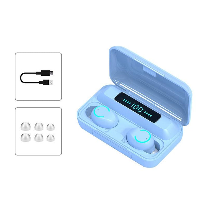 F9-9 Tws Cvc8.0 Noise Cancelling Bluetooth Earphone With Charging Box