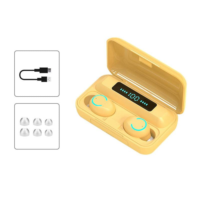 F9-9 Tws Cvc8.0 Noise Cancelling Bluetooth Earphone With Charging Box