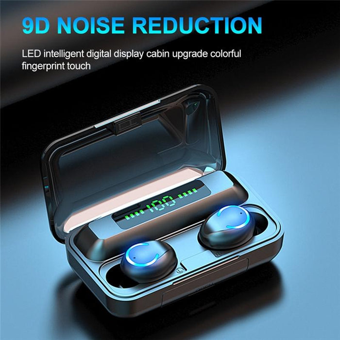 F9-9 Tws Cvc8.0 Noise Cancelling Bluetooth Earphone With Charging Box