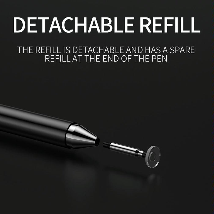 Jr-Bp560 Excellent Series Portable Universal Passive Disc Head Capacitive Pen With Replaceable Refill