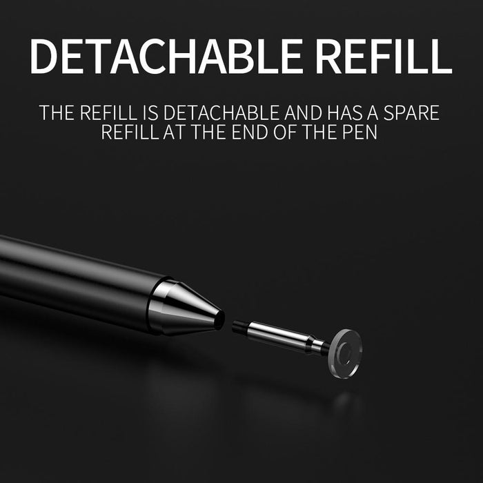 Jr-Bp560 Excellent Series Portable Universal Passive Disc Head Capacitive Pen With Replaceable Refill