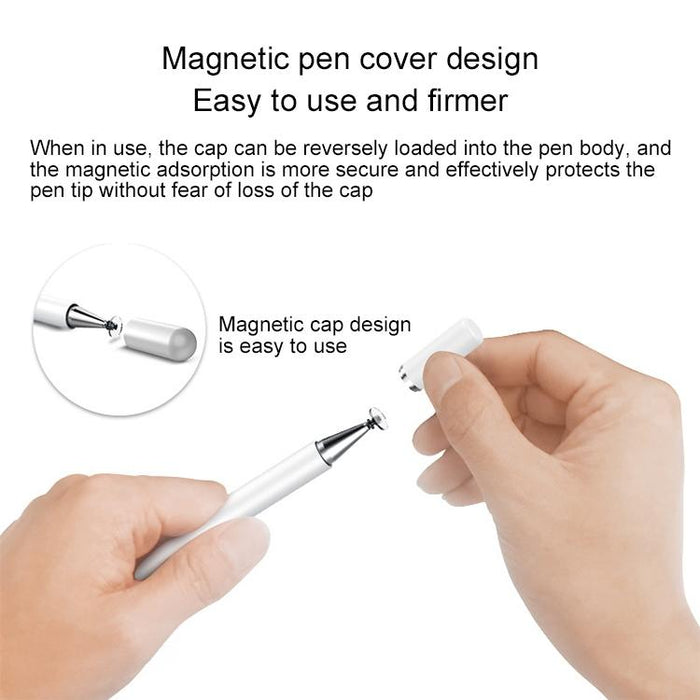 Passive Capacitive Pen Touch Screen Stylus Pen White