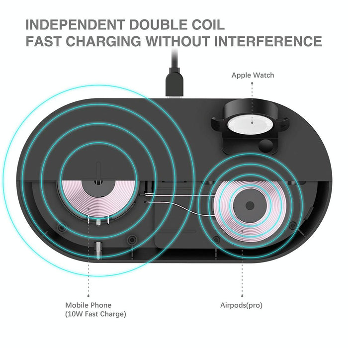 3 In 1 Wireless Charger For Phones Iwatch Airpods