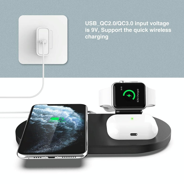 3 In 1 Wireless Charger For Phones Iwatch Airpods