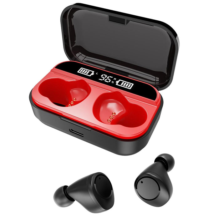 X5 Tws Bluetooth V5.0 Wireless Stereo Headset With Charging Case And Digital Display