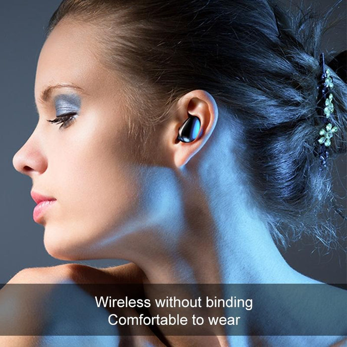 X7 Tws V5.0 Binaural Wireless Stereo Bluetooth Headset With Charging Case And Digital Display