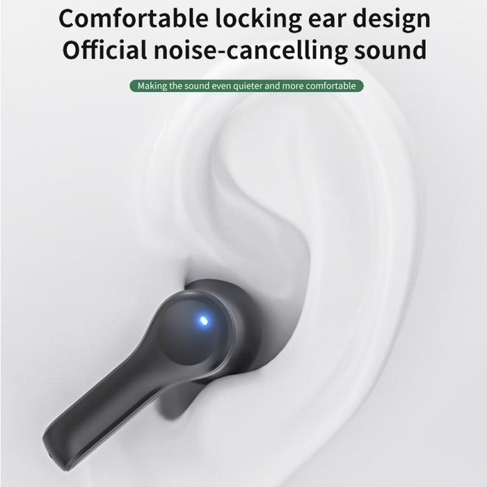 K08 Wireless Bluetooth 5.0 Noise Cancelling Stereo Binaural Earphone With Charging Box & Led Digital Display