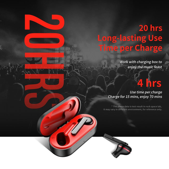 Eb71 Tws Ipx4 Waterproof Wireless Stereo Bluetooth 5.0 Earphone Black