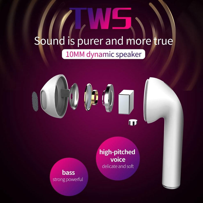 H20 Tws Touch Wireless Bluetooth 5.0 Earphone With Magnetic Charging Box