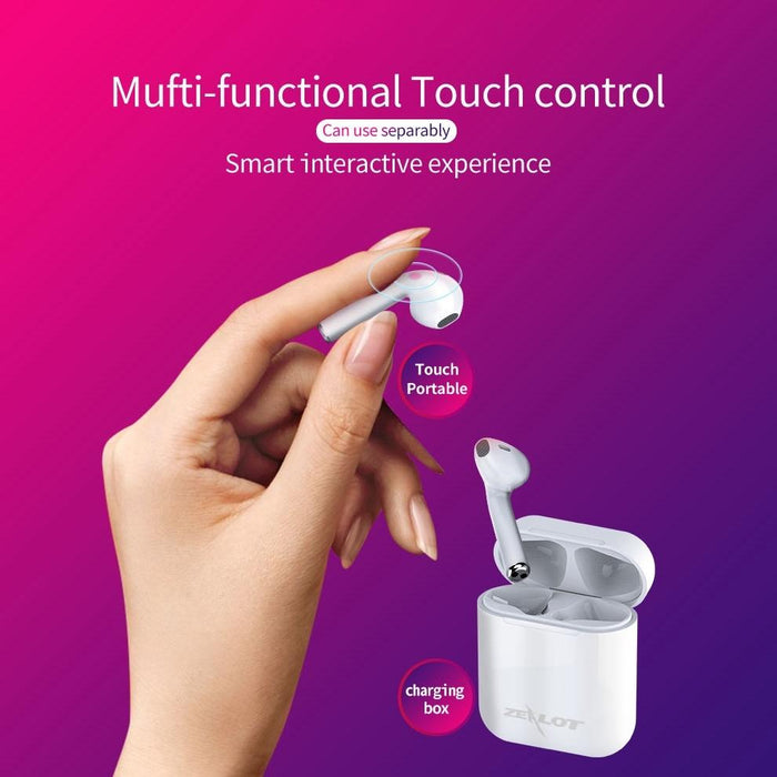 H20 Tws Touch Wireless Bluetooth 5.0 Earphone With Magnetic Charging Box