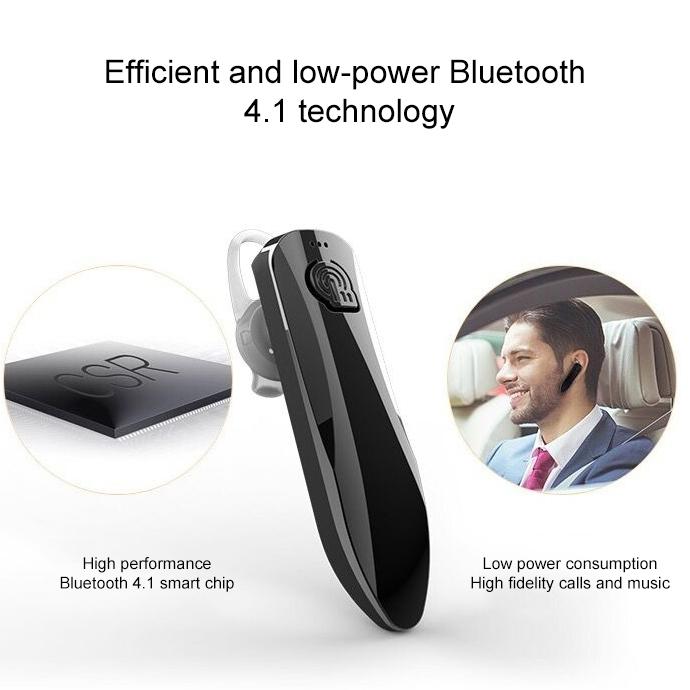 Universal Mini Wireless Sport Bluetooth Headset Gold