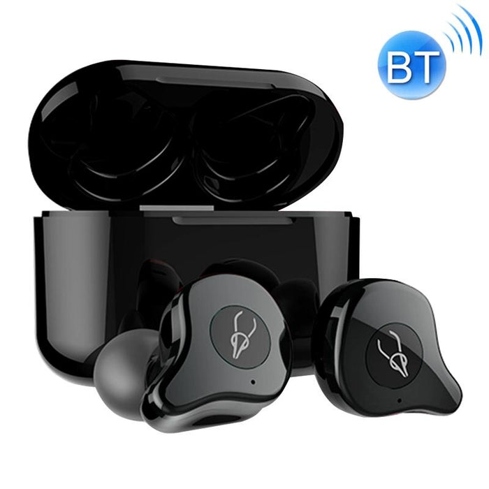 E12 Portable In-Ear Bluetooth V5.0 Earphone With Wireless Charging Box