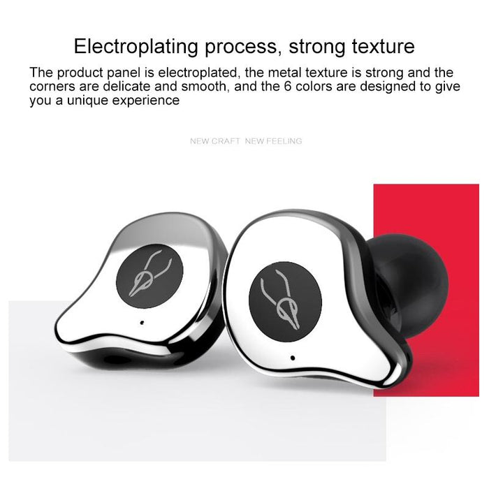 E12 Portable In-Ear Bluetooth V5.0 Earphone With Wireless Charging Box