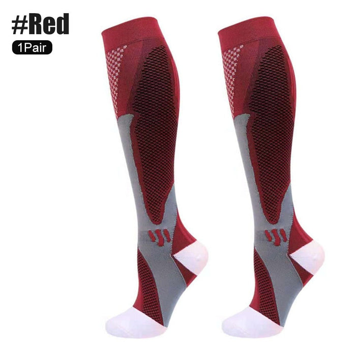 1Pair Medical Compression High Socks for Edema Diabetic Varicose Veins Woman