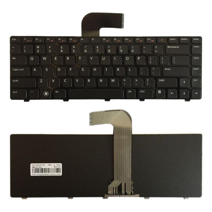 Us Keyboard For Dell Inspiron 14R N4110 M4110 N4050 M4040 N5050 M5050 M5040 N5040 3330 X501Lx502L P17S P18 N4120 M4120 L502X Black