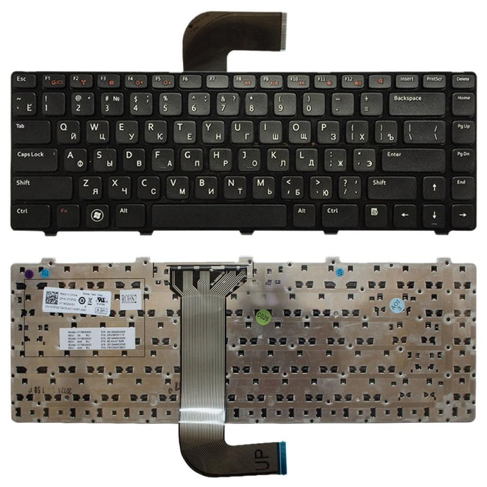 Black Ru Keyboard for Dell Inspiron 14r N4110 N4050 N5050