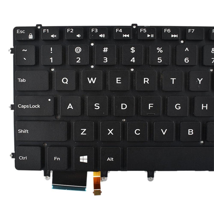 Us Keyboard With Backlight For Dell Xps 15 9550 9560 Black