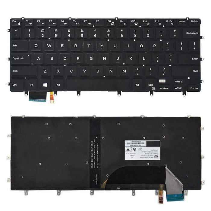 Us Keyboard With Backlight For Dell Xps 15 9550 9560 Black