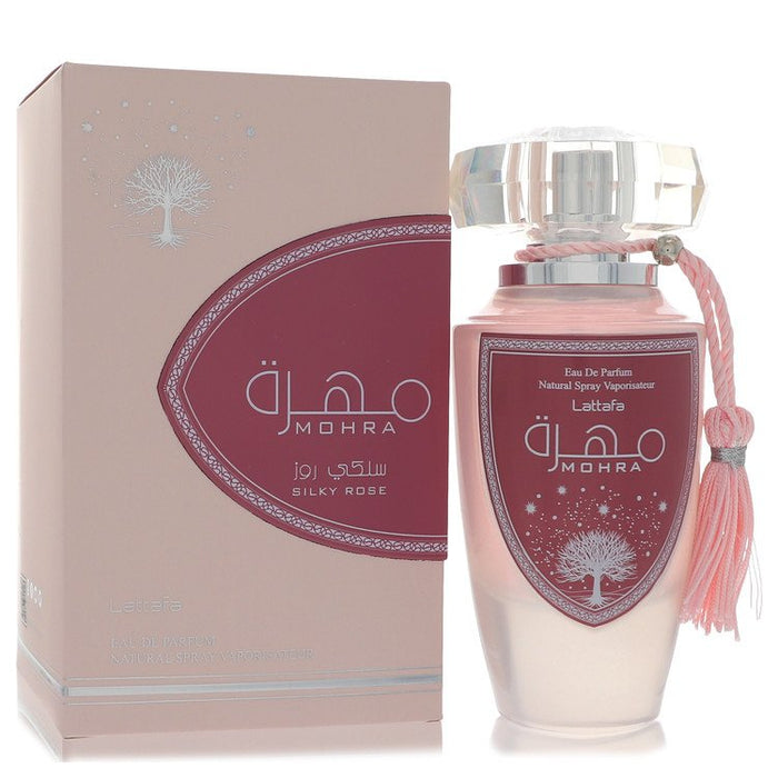 Lattafa Mohra Silky Rose Eau De Parfum Spray For Women-100 Ml