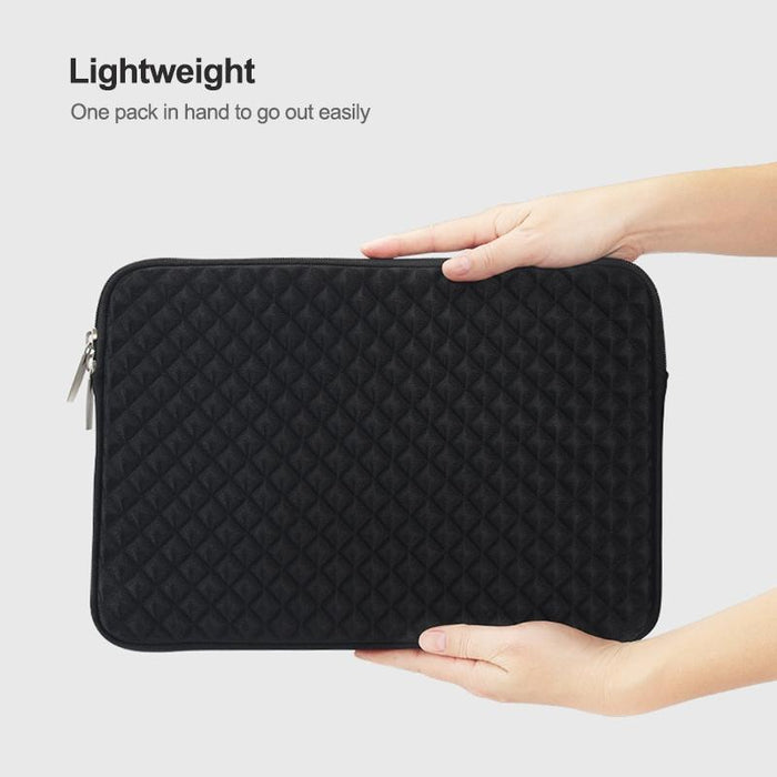 Textured Diamond Laptop Sleeve - Compact