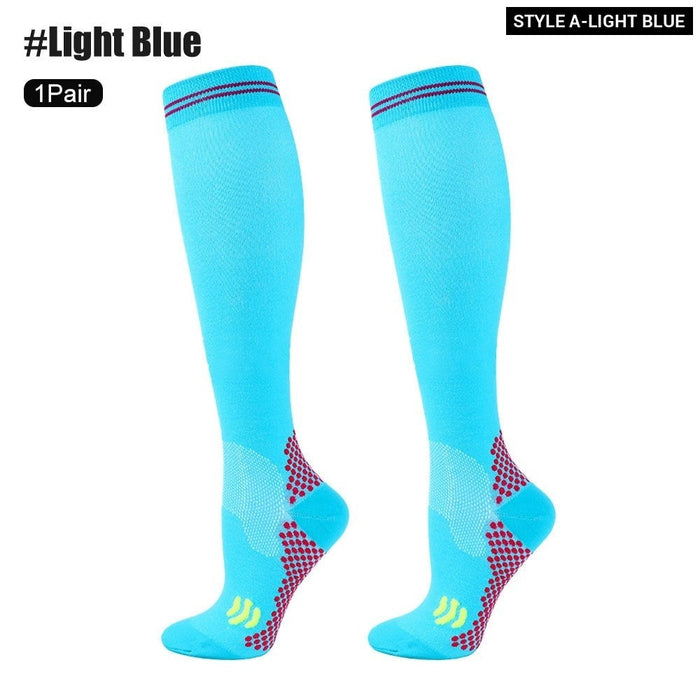 1Pair Medical Compression High Socks for Edema Diabetic Varicose Veins Woman