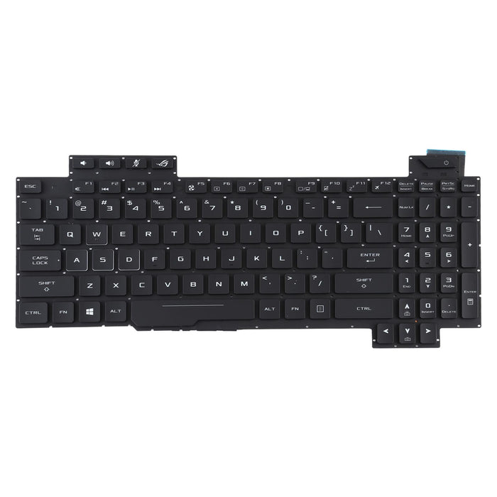 Us Version Keyboard With Keyboard Backlight For Asus Rog Strix Gl503 Gl703 Gl503V Gl503Vd Gl503Vd-Db71 Gl503Vd-Db74 Gl503Vm Gl503Vs