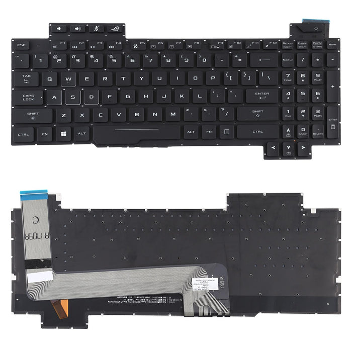 Us Version Keyboard With Keyboard Backlight For Asus Rog Strix Gl503 Gl703 Gl503V Gl503Vd Gl503Vd-Db71 Gl503Vd-Db74 Gl503Vm Gl503Vs