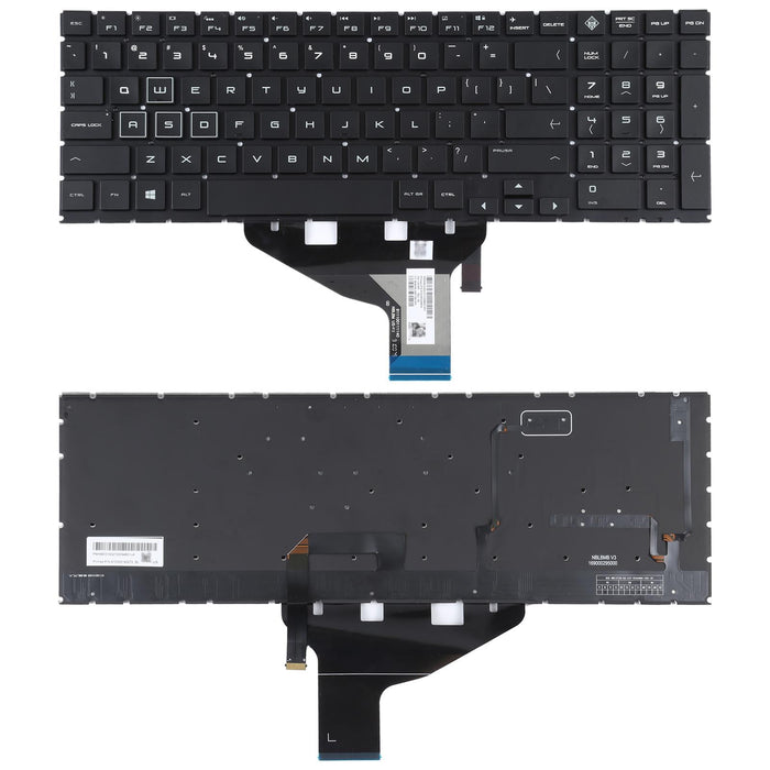 For Hp Omen 15-Dc 15-Dh 15T-Dc 17-Cb Us Version Keyboard With Rgb Backlight