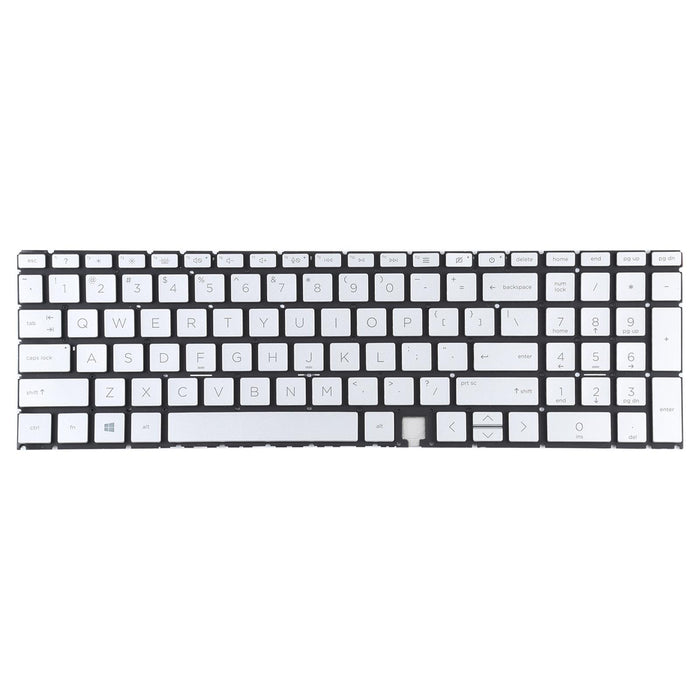 For Hp Envy X360 15-Ed 15-Ed0008Ca 15-Ed0023Dx Us Version Keyboard With Rgb Backlight Silver