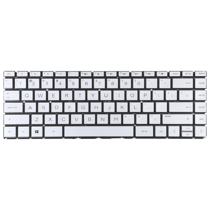 For Hp Pavilion X360 14-Ck 14-Cd 14-Ce 14-Cm 14-Dg Us Version Keyboard Silver